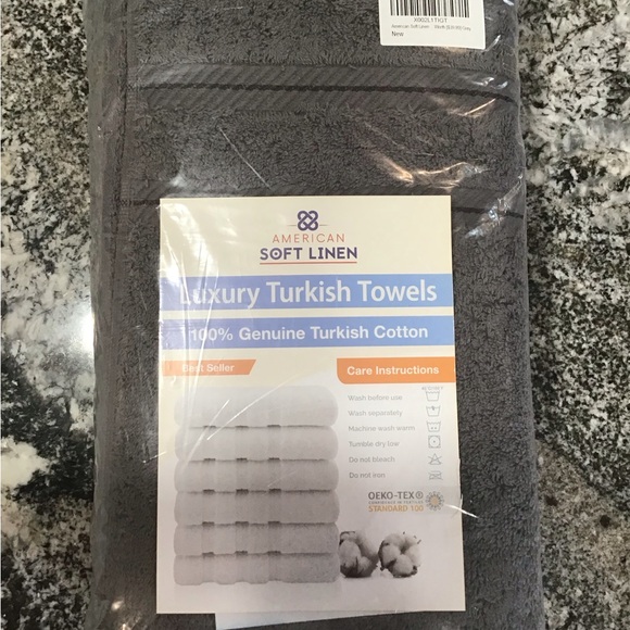 COPY - American Soft Linen 6 Piece Luxury Hand Towel Set. 100% Turkish Cotton.… - Picture 5 of 7